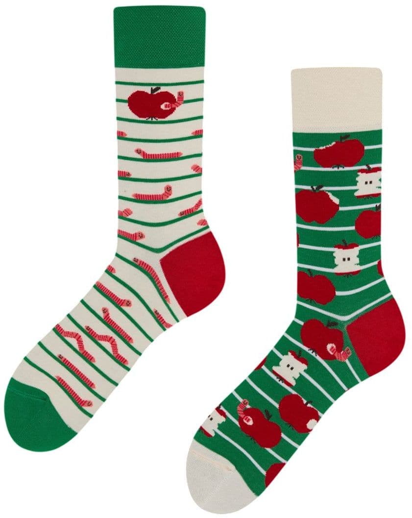 MANY MORNINGS Unisex Socken Apple Wiggles