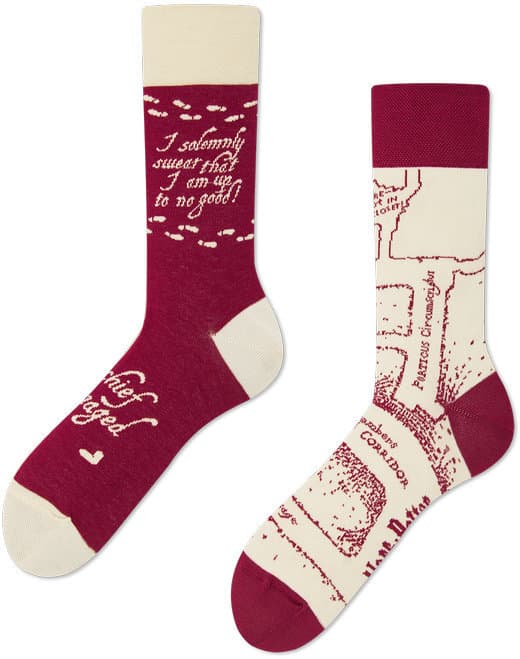 MANY MORNINGS Unisex Socken Mischief managed