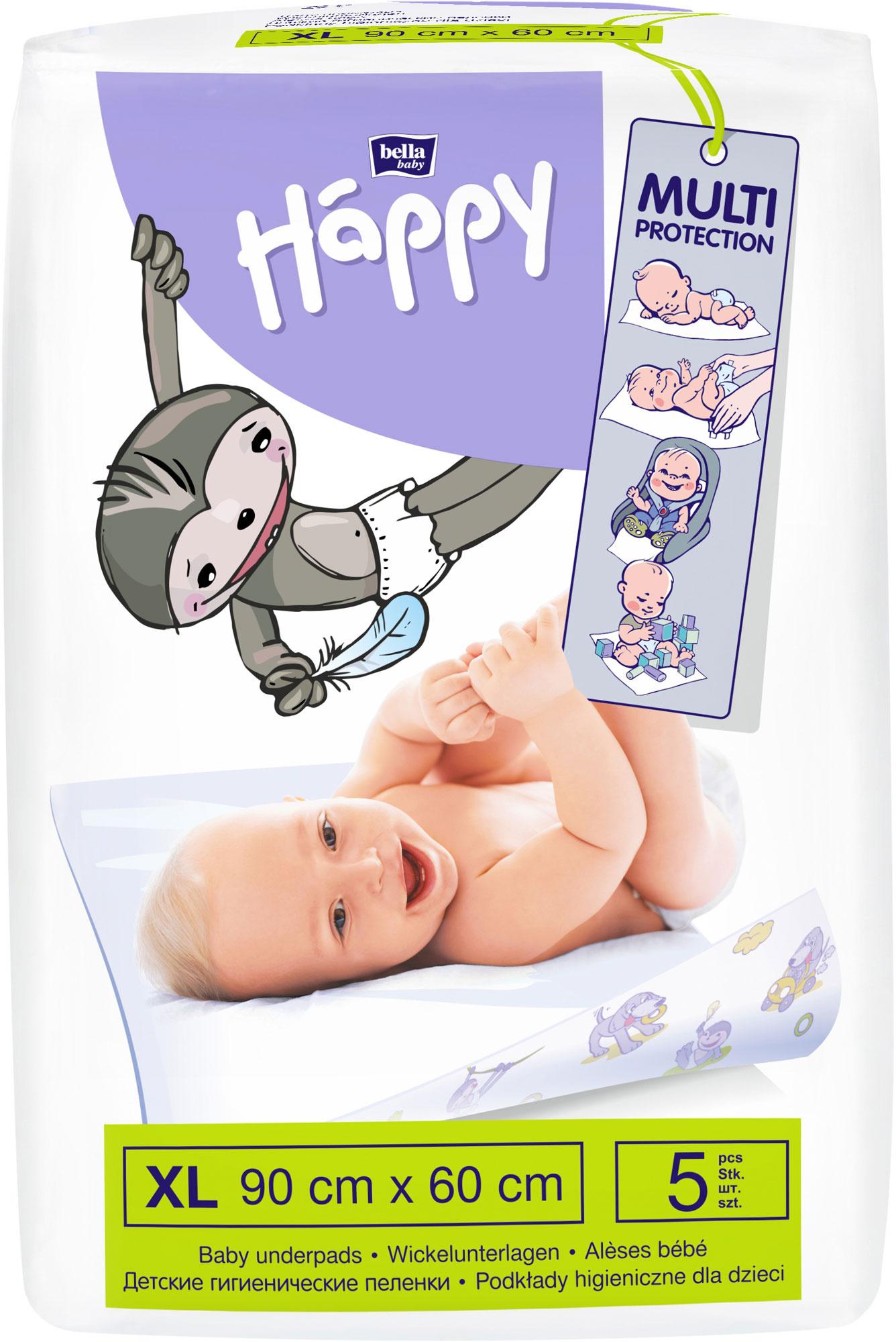 bella baby Happy Wickelunterlagen XL 90x60cm