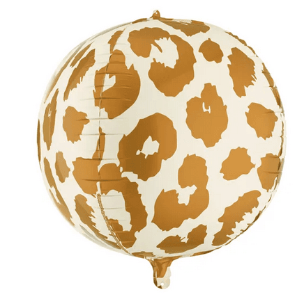 Folienballon Kugel mit Gepardenmuster, ca. 75 cm