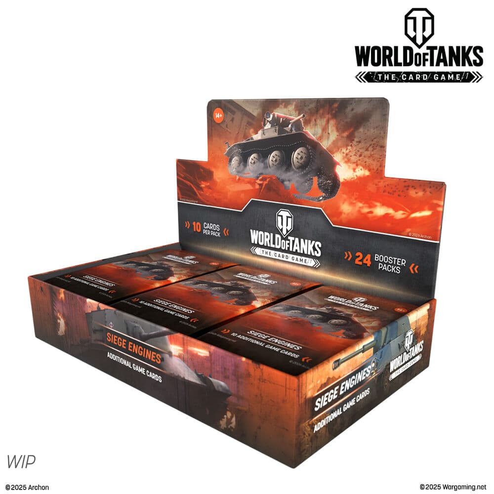 World of Tanks The Card Game – Siege Engines Booster Pack mit 10 zusätzlichen Sammelkarten