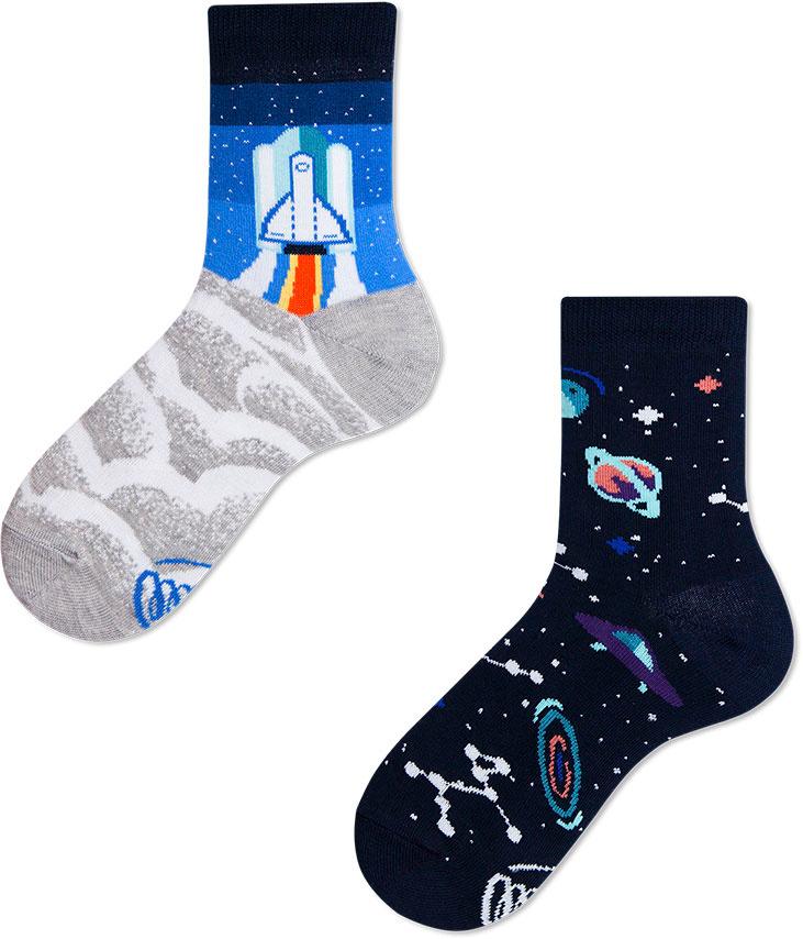 MANY MORNINGS Kinder Socken Space Trip