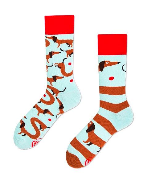 MANY MORNINGS Unisex Socken Sausage Dog