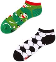 MANY MORNINGS Unisex Sneaker Socken Football Fan