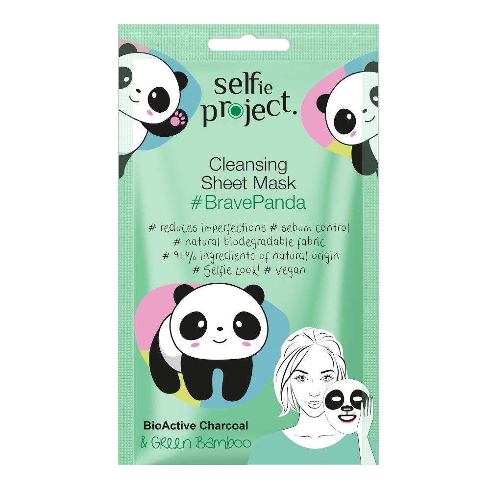 Selfie Project Cleansing Sheet Mask #BravePanda