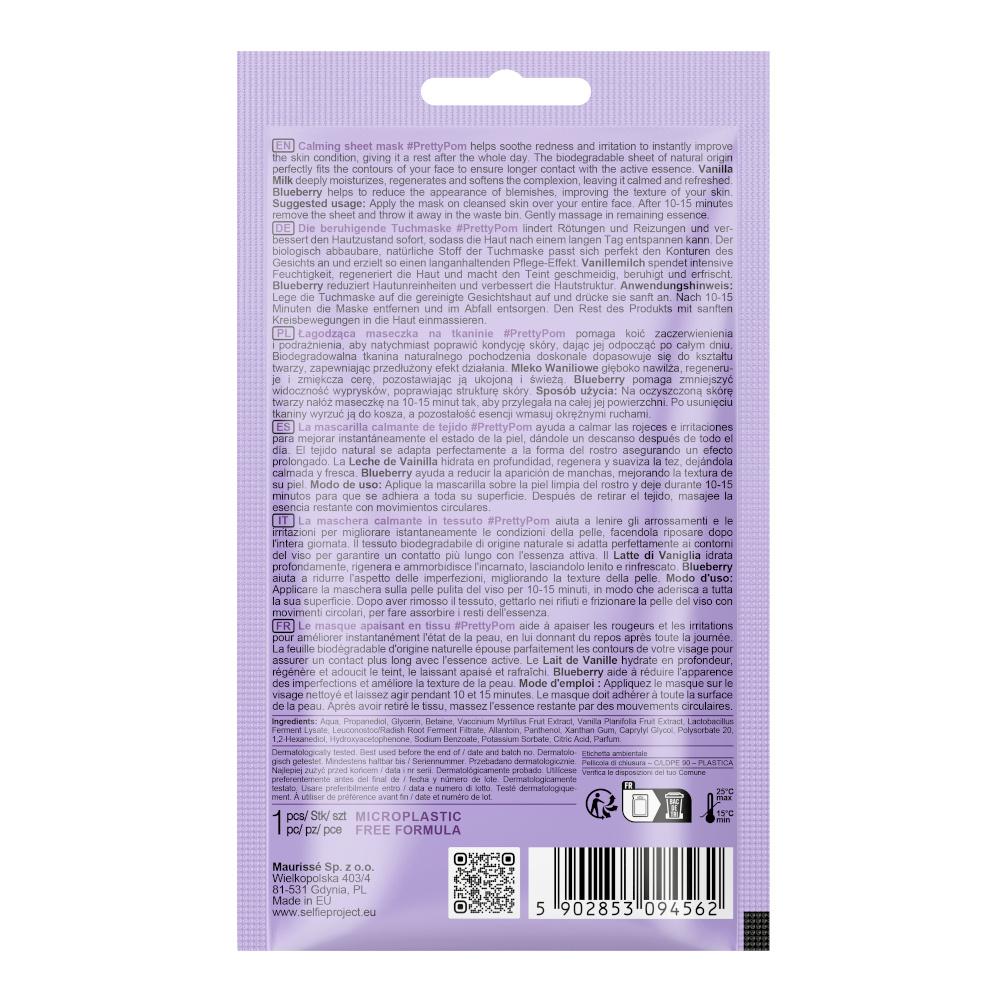 Produktbild Selfie Project Calming Sheet Mask #PrettyPom 2 von 2
