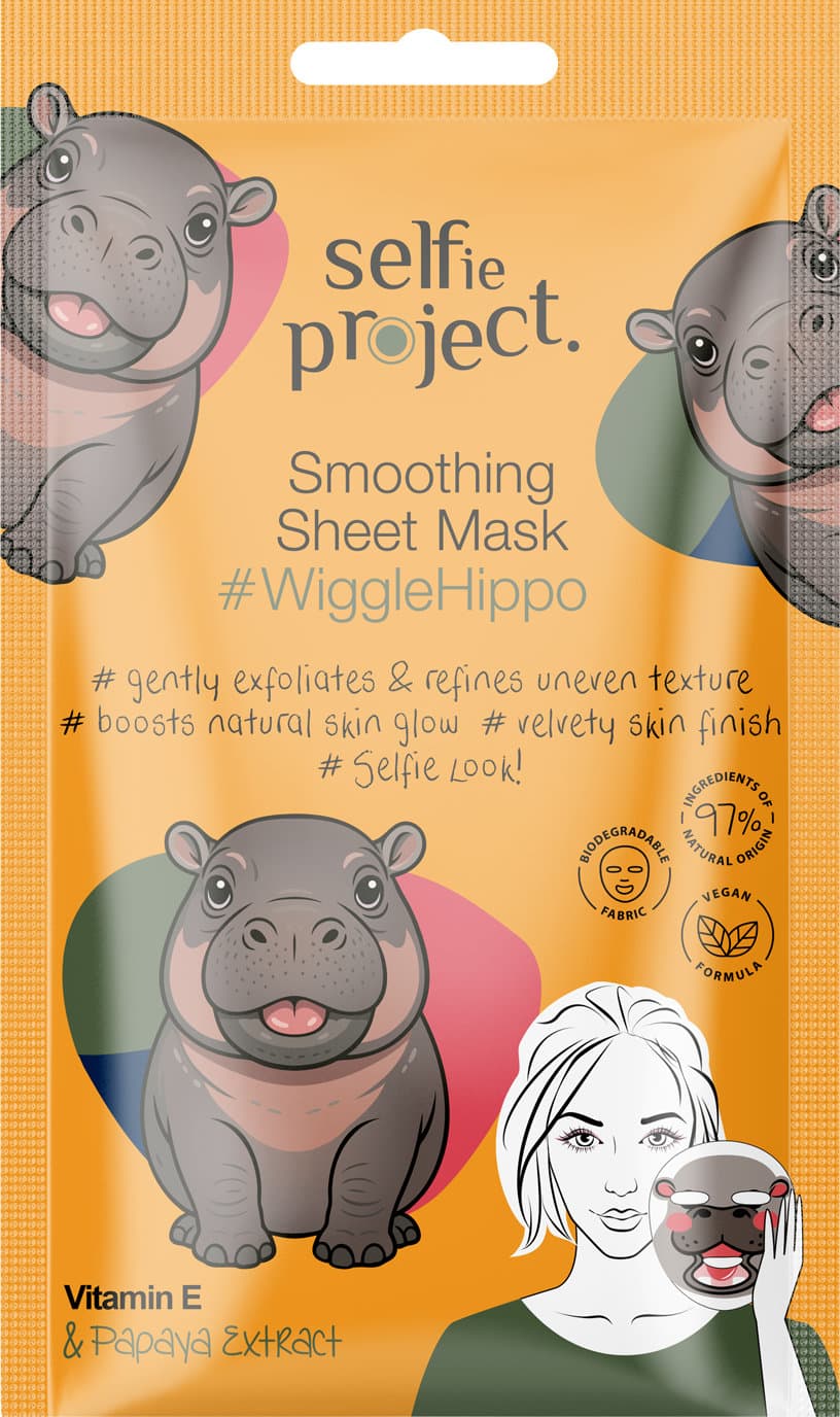 Selfie Project Smoothing Sheet Mask #WiggleHippo