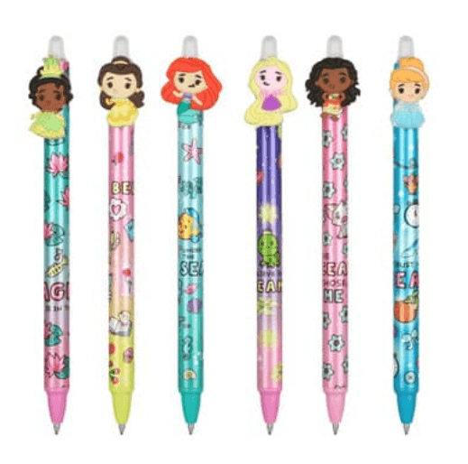 Radierbarer Gelstift  PRINCESS sortiert