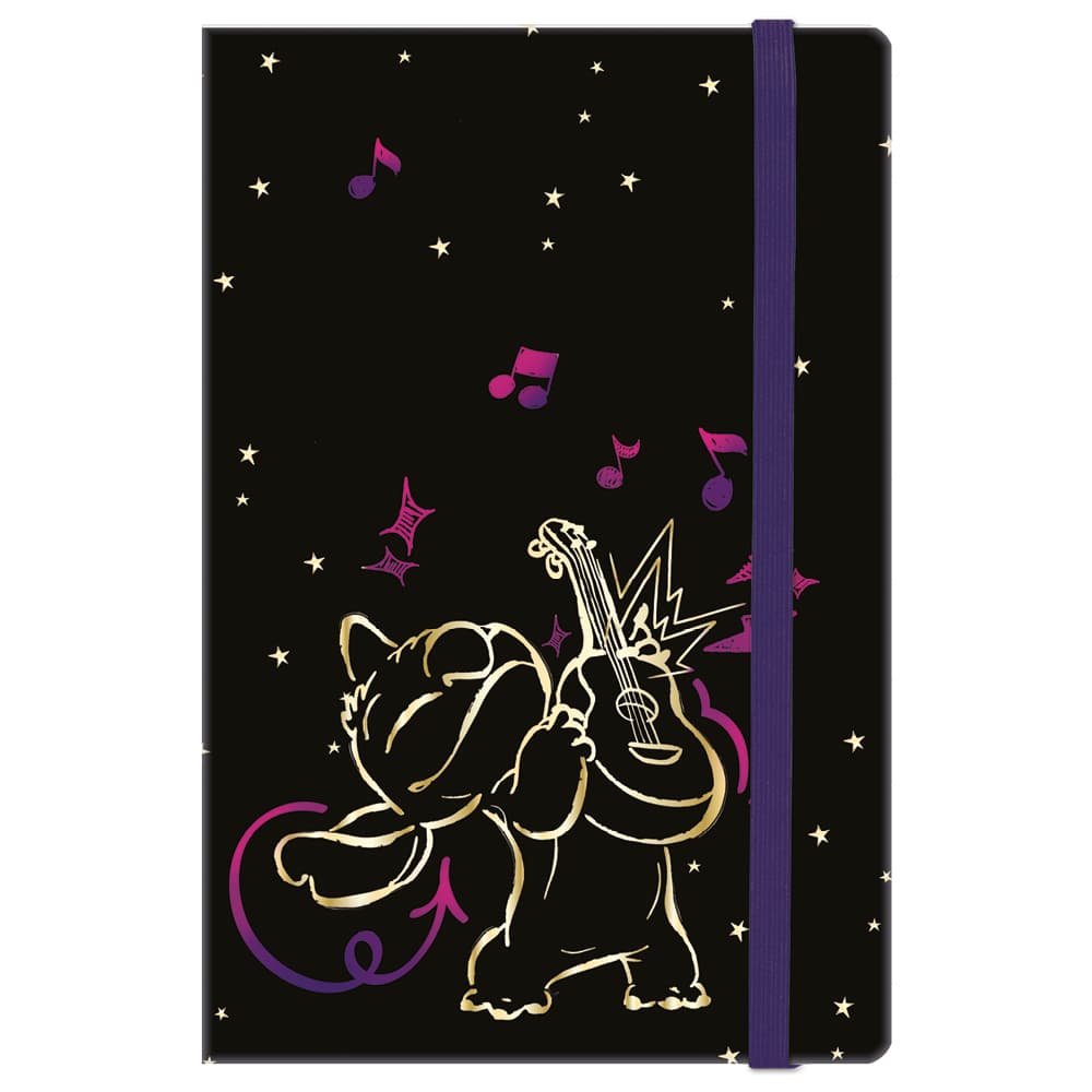 CoolPack Notizbuch A5 mit Gummiband  STITCH GOLD 