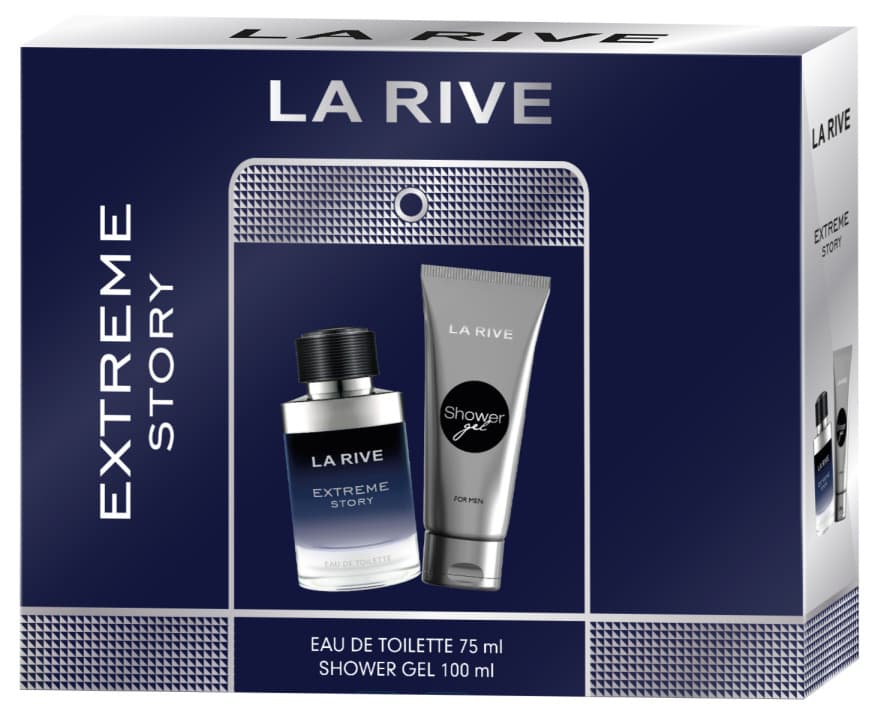 LA RIVE Extreme Story Eau de Toilette und Duschgel Geschenkpackung