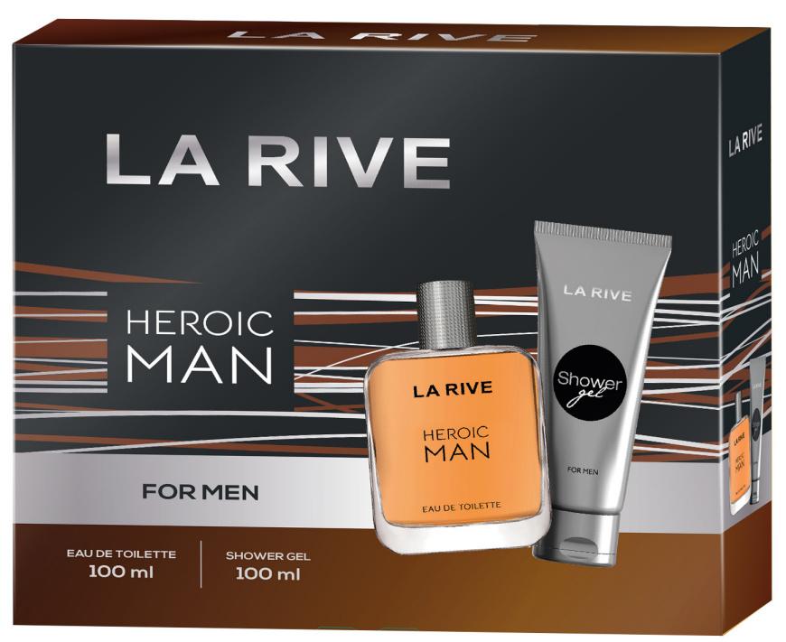 LA RIVE Heroic Man Eau de Toilette Geschenkpackung