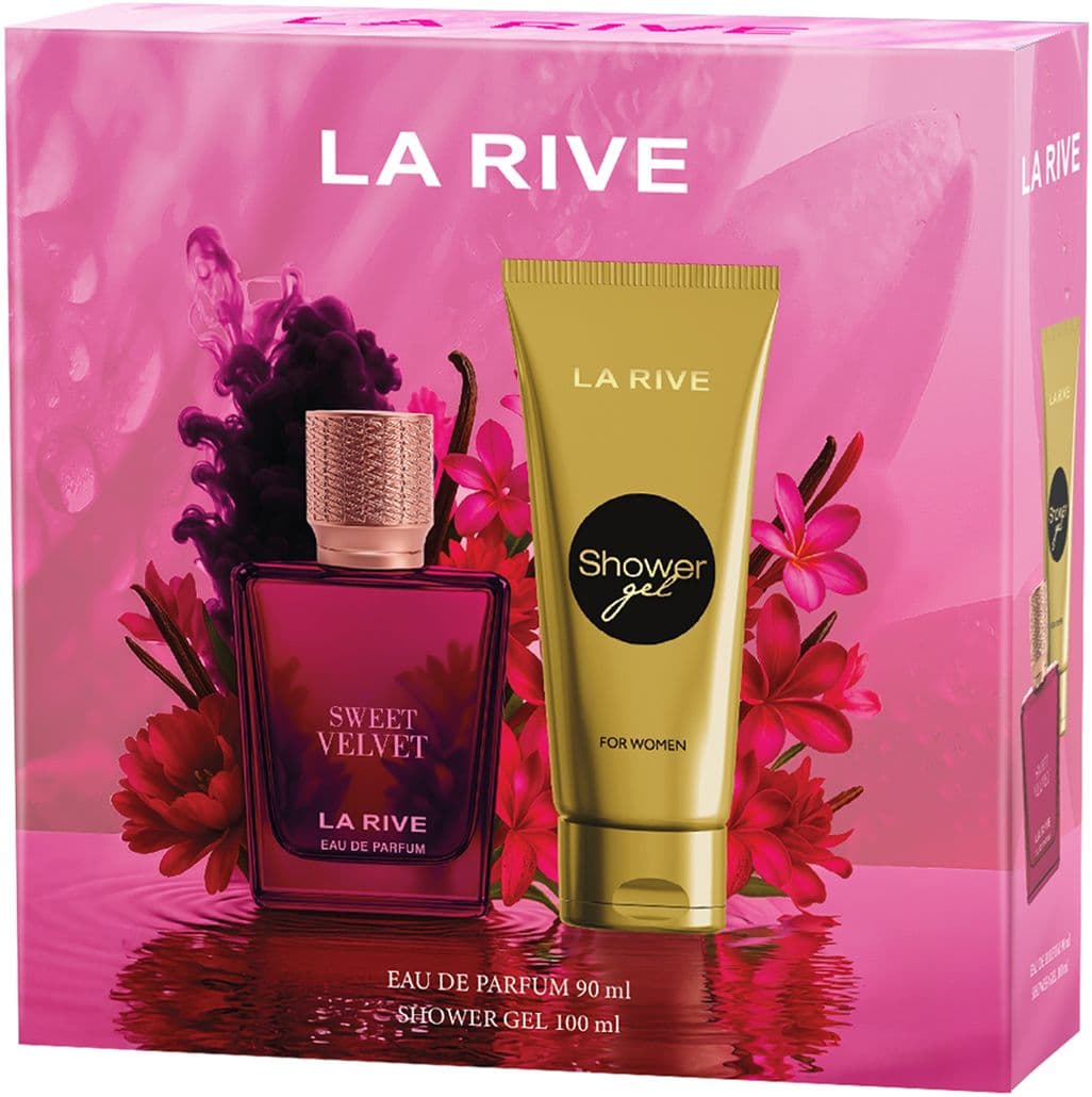 LA RIVE Sweet Velvet Eau de Parfum + Duschgel Geschenkpackung