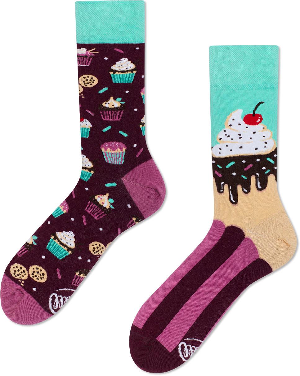 MANY MORNINGS Unisex Socken Cup Cake