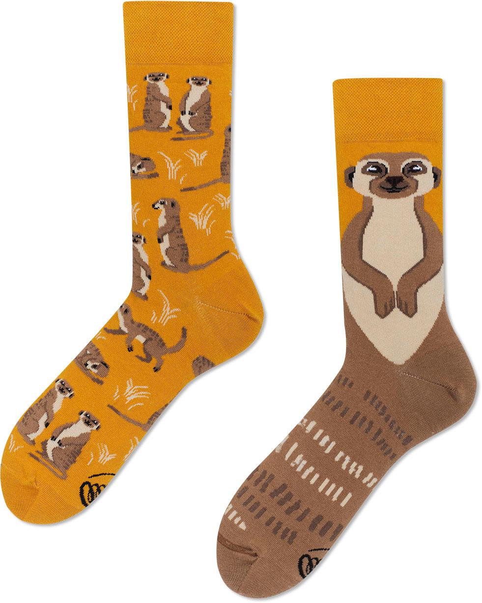 MANY MORNINGS Unisex Socken The Meerkat