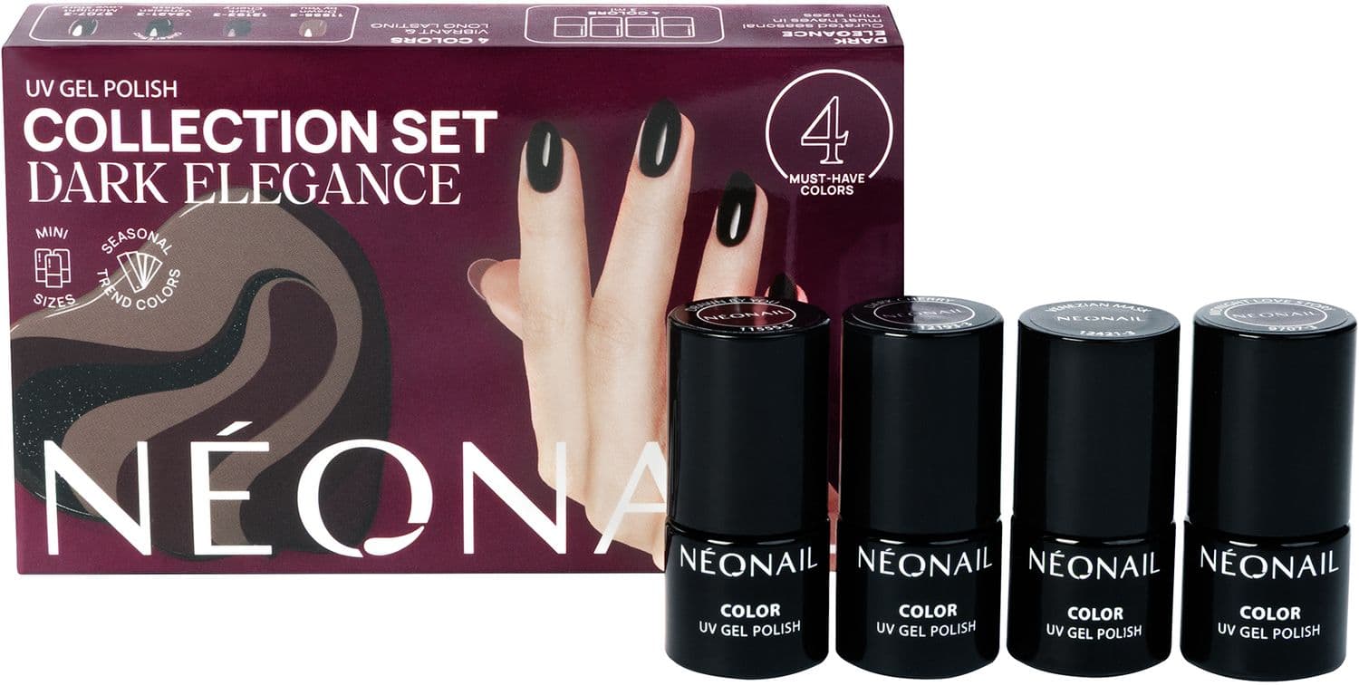 NÉONAIL Dark Elegance Collection Geschenkpackung