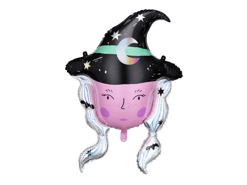 PartyDeco Folienballon „Hexe“