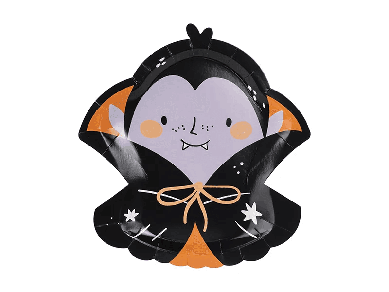 PartyDeco Pappteller „Dracula“