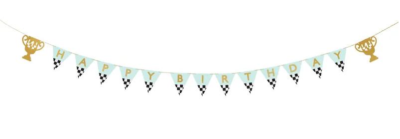 Banner Happy Birthday Pokal, 2,5 m