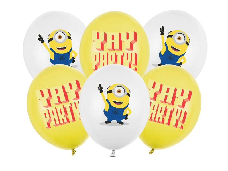 Strong Luftballons 30 cm Minions mit Aufdruck Set