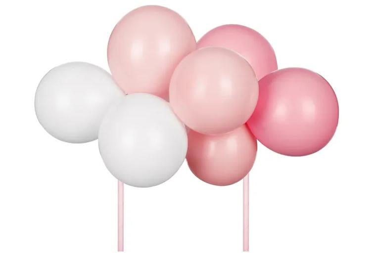 Ballon-Kuchentopper, pink, 29 cm