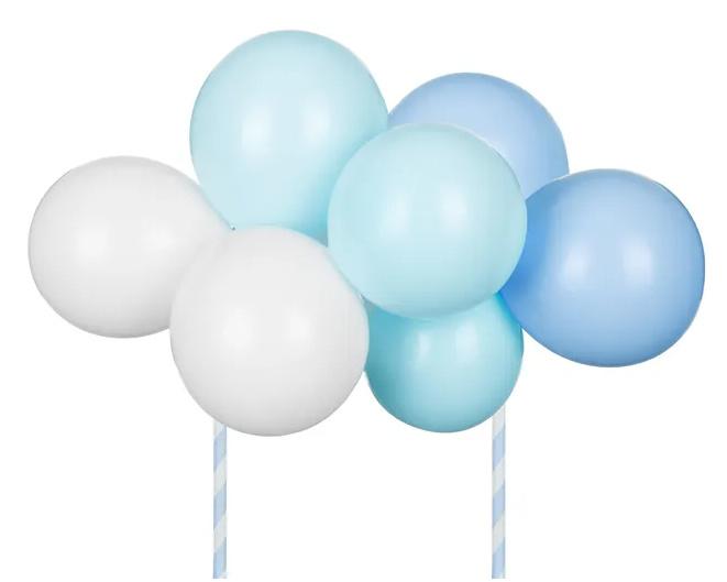 Ballon-Kuchentopper, blau, 29 cm