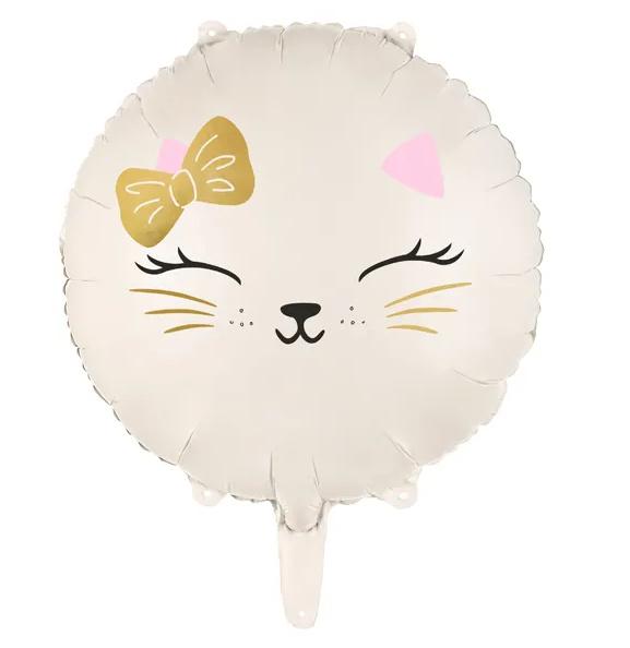Folienballon Katze, 45 cm, mix