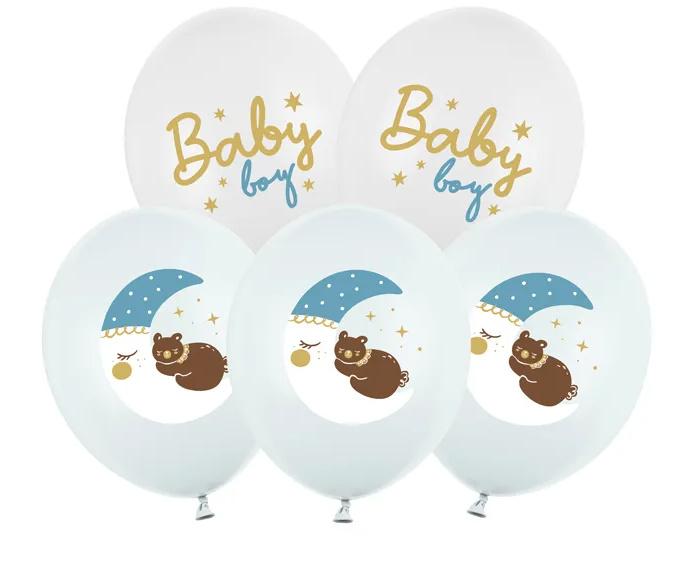 Luftballons 30 cm, Baby Boy, Mix, 6 Stk.