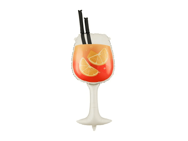 Folienballon Drink, 34x100 cm