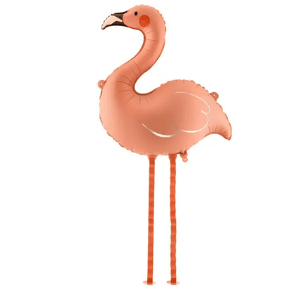 Folienballon Flamingo, koralle, 65 x 67 cm