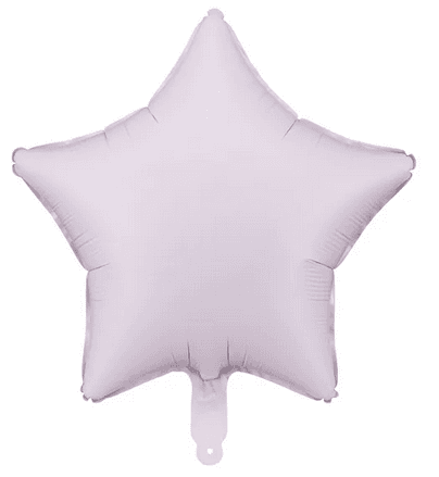 Folienballon Stern, matt-lila, ca. 48 cm