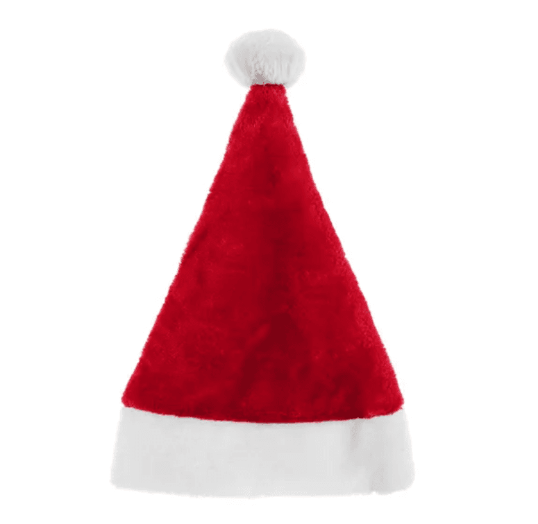 PartyDeco Premium Weihnachtsmann-Mütze