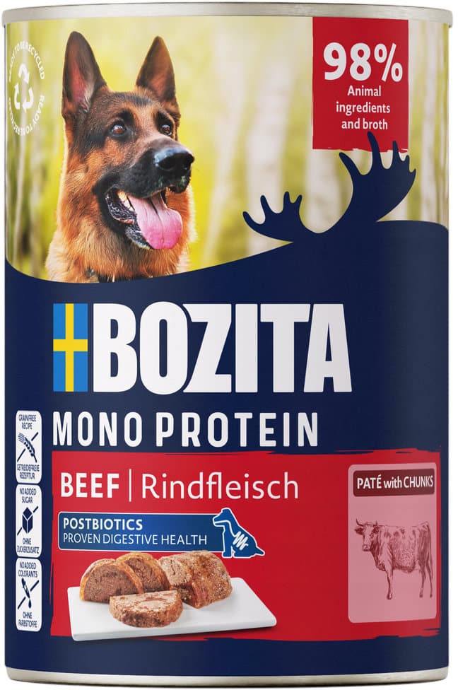 BOZITA Hundenassfutter Mono Protein Paté Rind