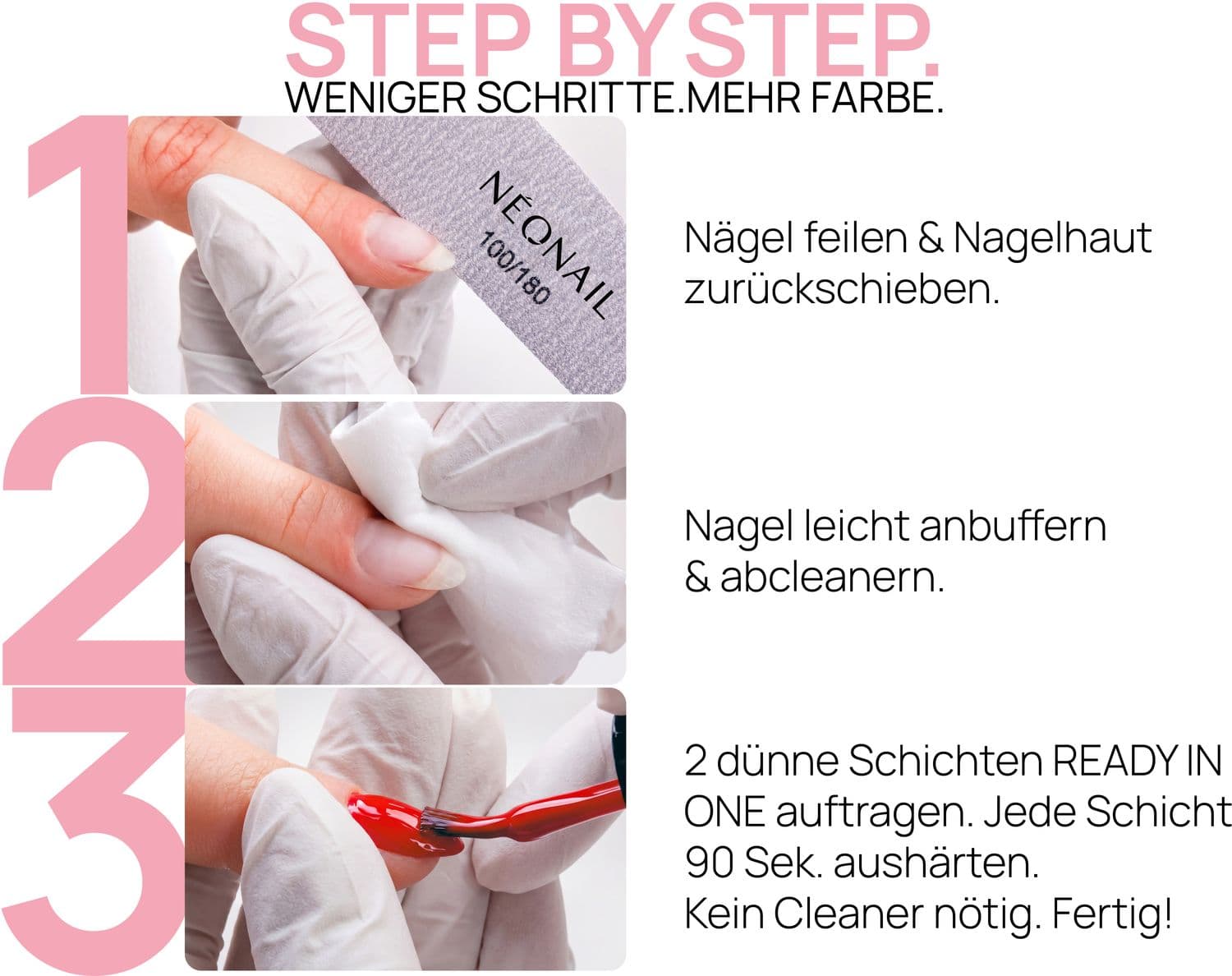 NÉONAIL UV Nagellack Ready in One