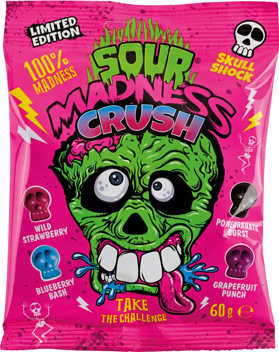 Sour Madness® Crush Bonbon Mix extra sauer