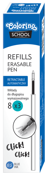 Colorino Erasable Pens Ersatzminen Blau