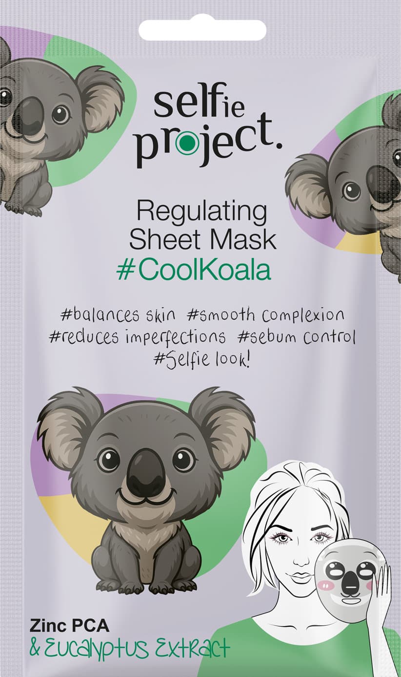 Selfie Project Regulating Sheet Mask #CoolKoala