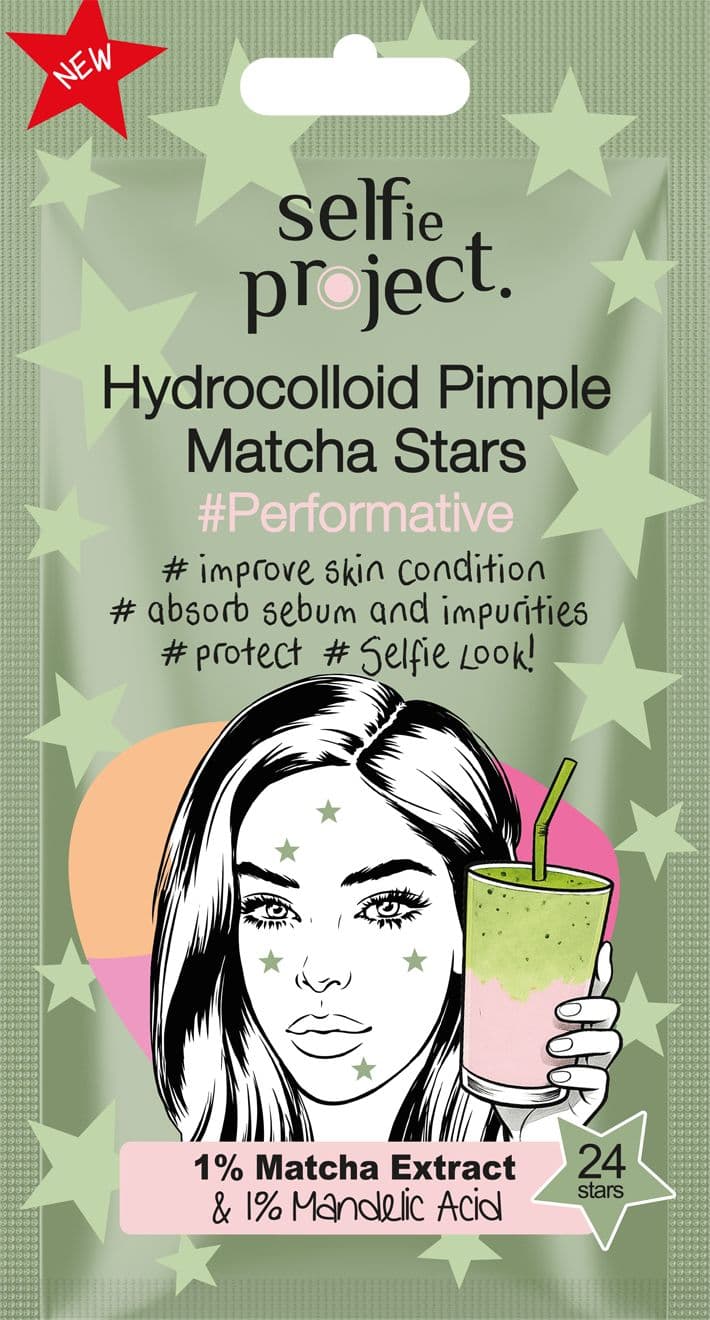 Selfie Project Hydrocolloid Pimple Matcha Stars