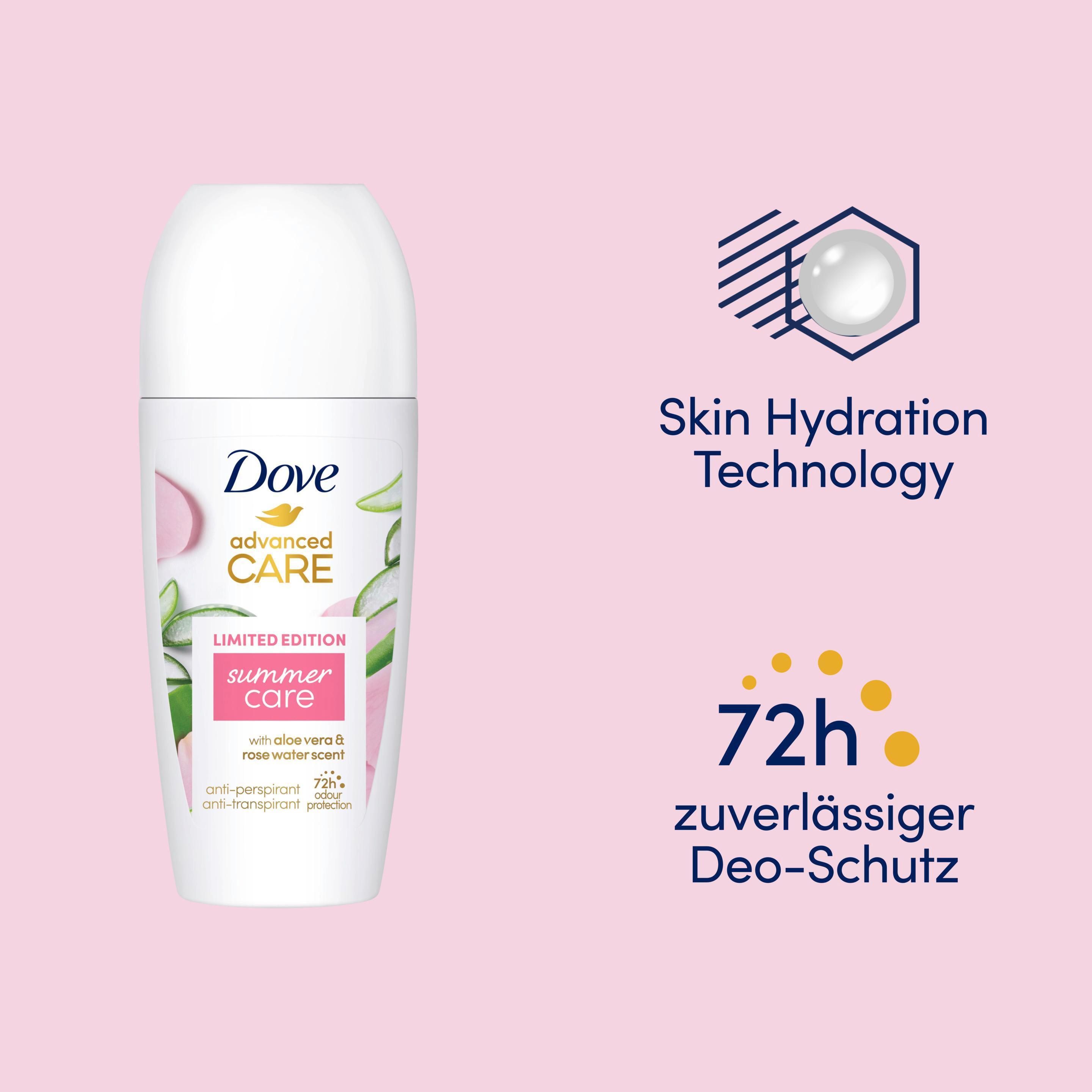Produktbild Dove Antitranspirant Roll-On Limited Edition Summer Care 3 von 6