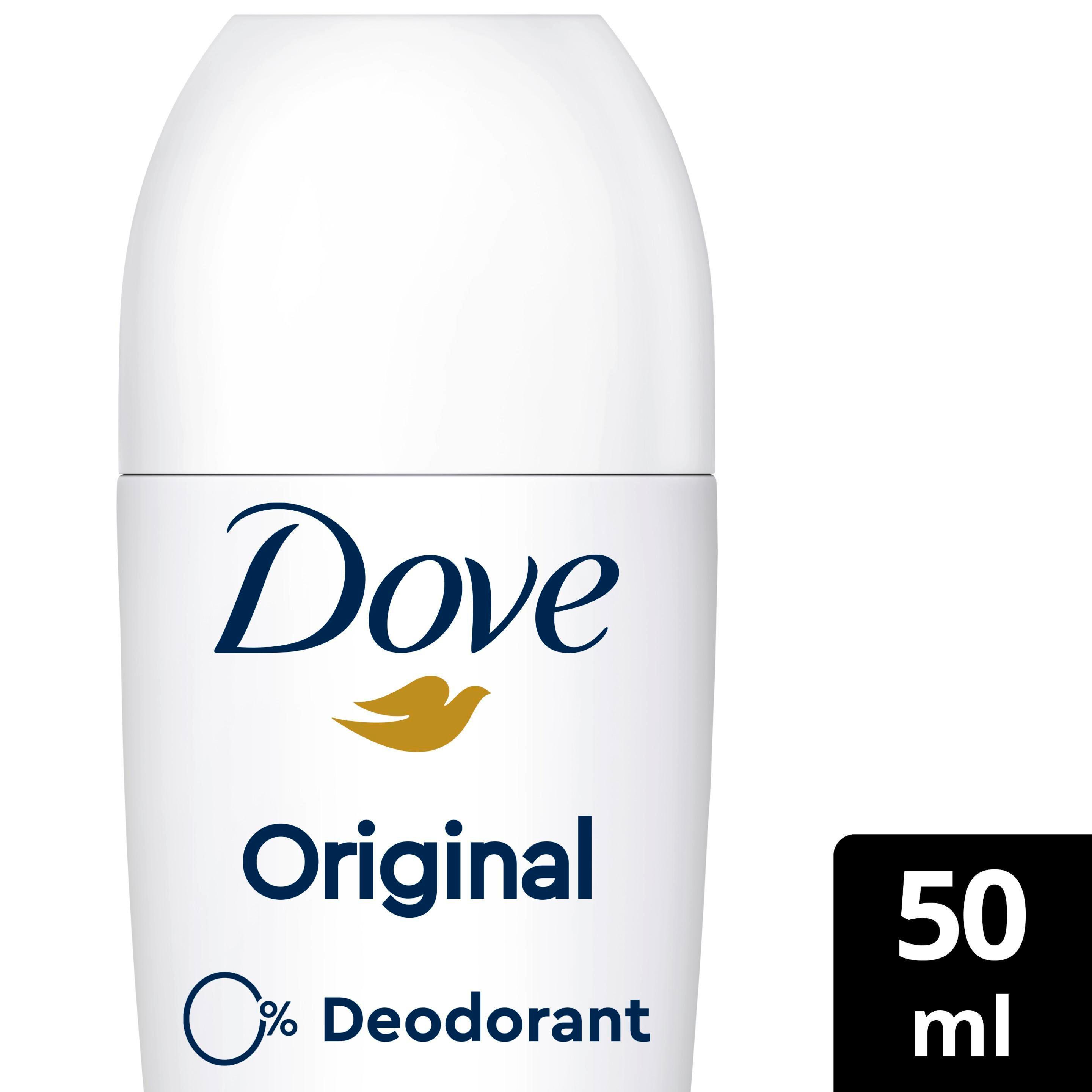 Dove Deo Roll-on 0% Aluminiumsalze Original 50 ml