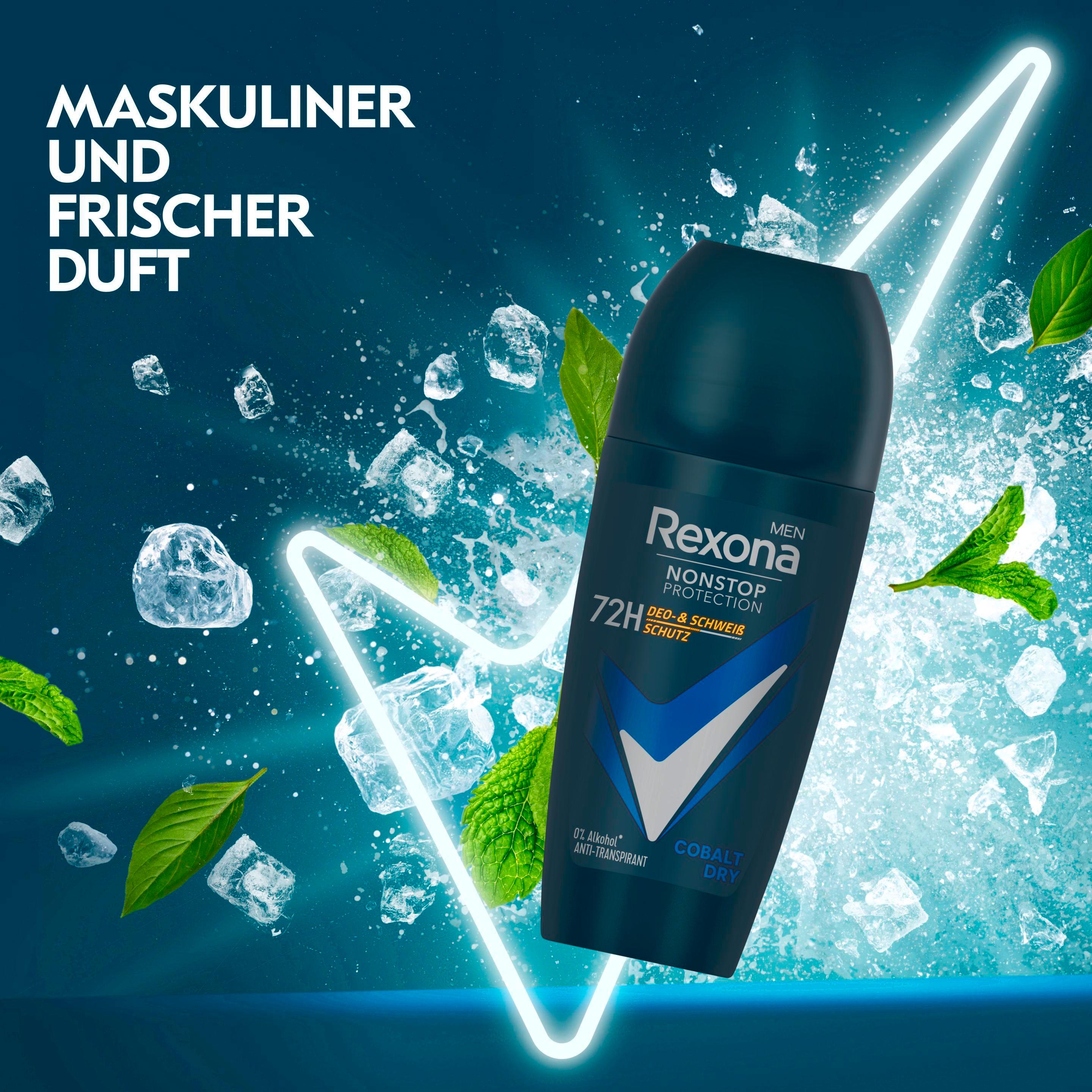 Produktbild Rexona Nonstop Protection 72h Cobalt Dry Anti-Transpirant 4 von 6