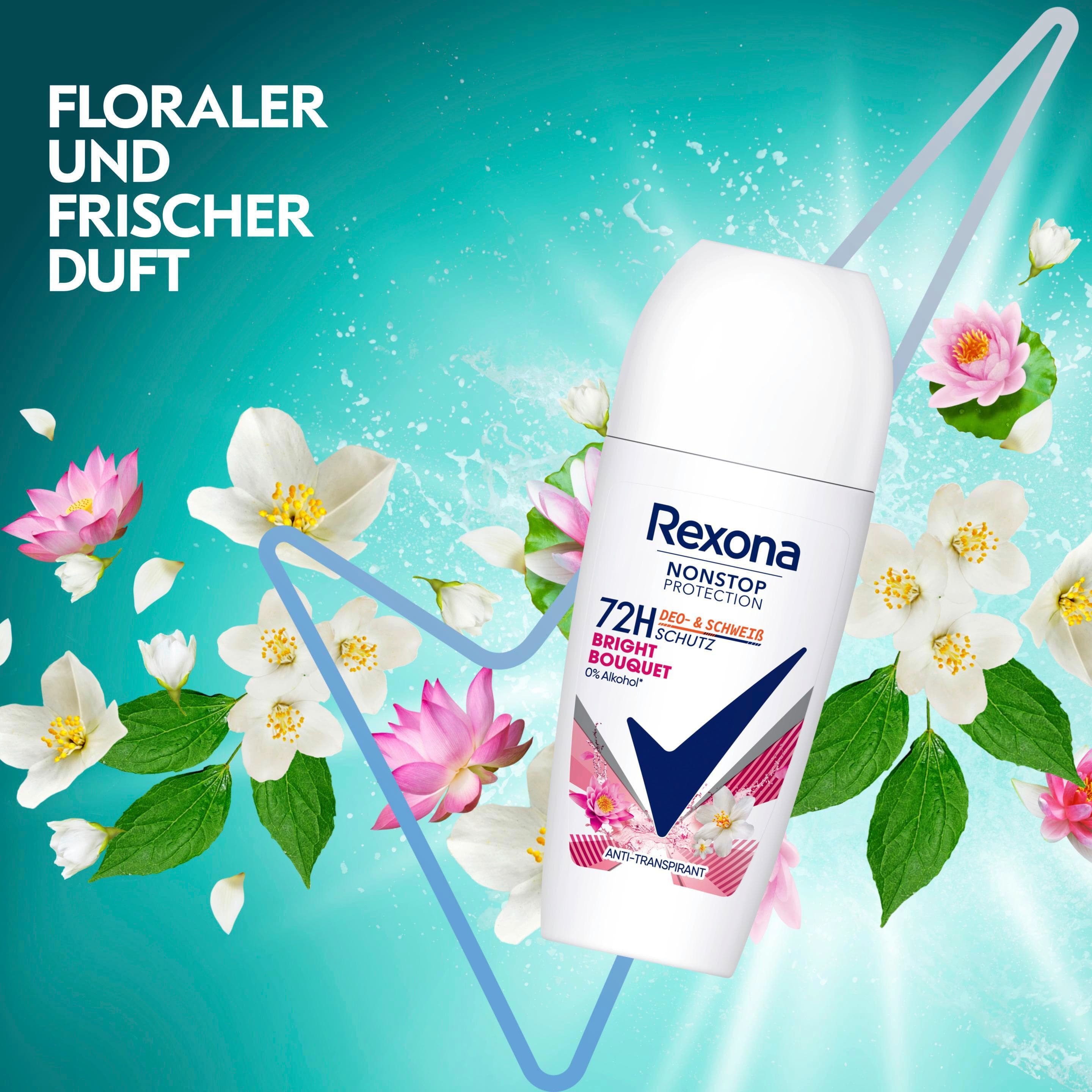 Produktbild Rexona Nonstop Protection 72h Bright Bouquet Anti-Transpirant 4 von 7