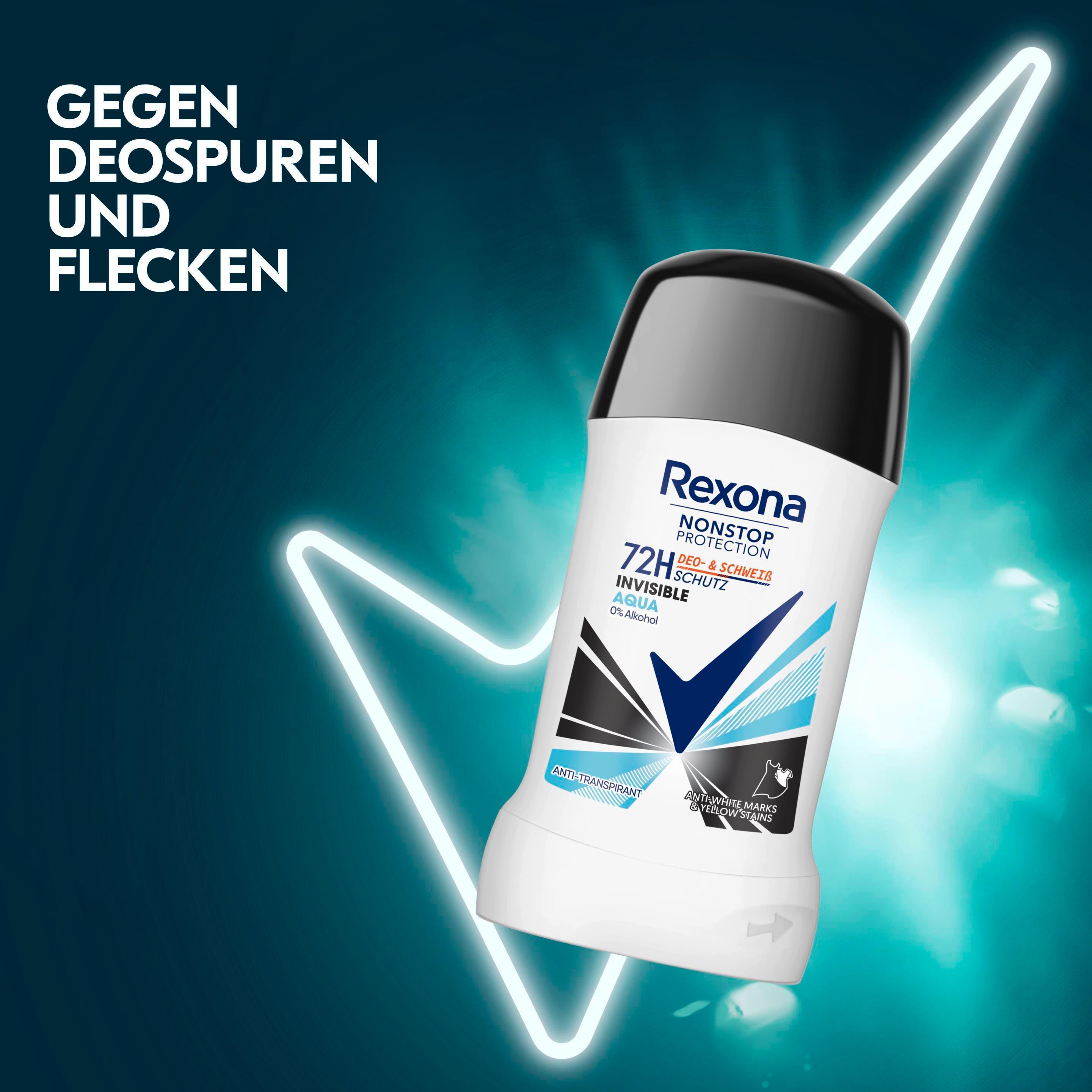 Produktbild Rexona Nonstop Protection 72h Invisible Aqua Anti-Transpirant 4 von 5