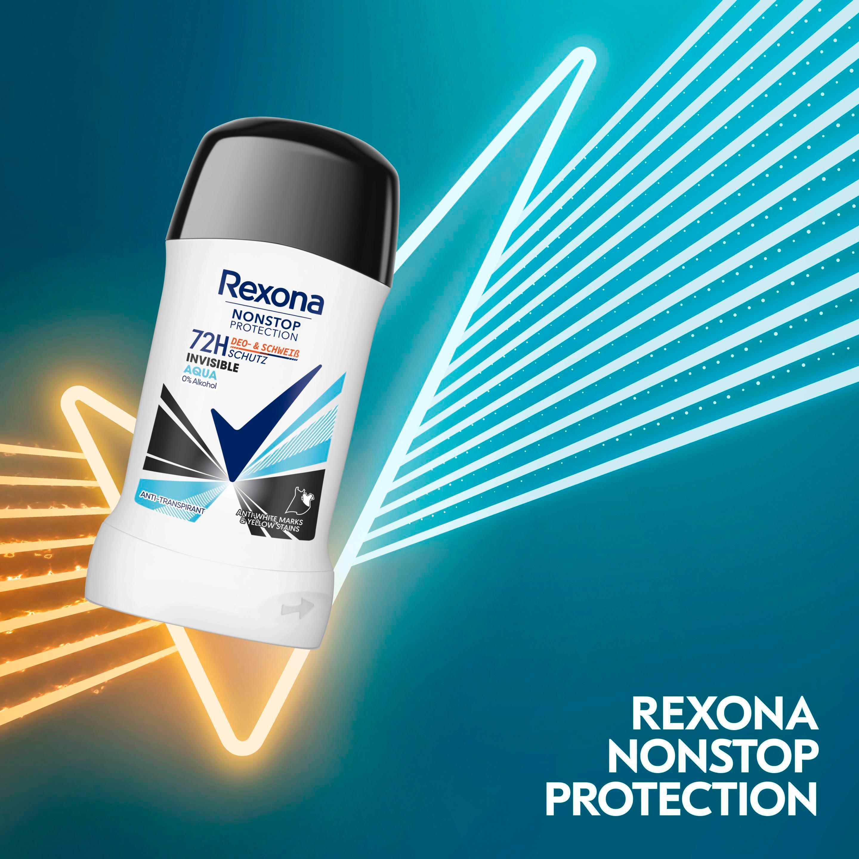 Produktbild Rexona Nonstop Protection 72h Invisible Aqua Anti-Transpirant 3 von 5