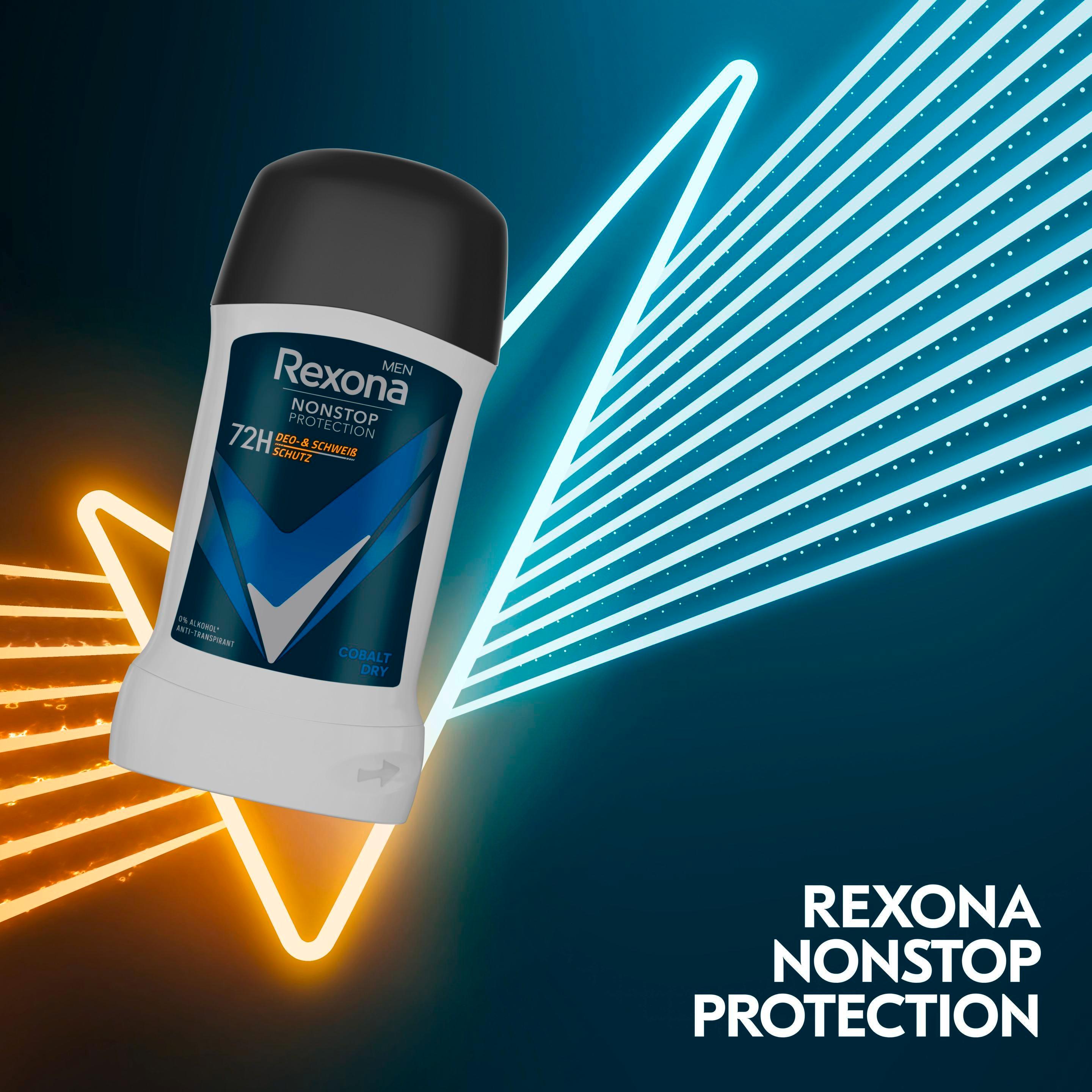 Produktbild Rexona Nonstop Protection 72h Cobalt Dry Anti-Transpirant 3 von 5