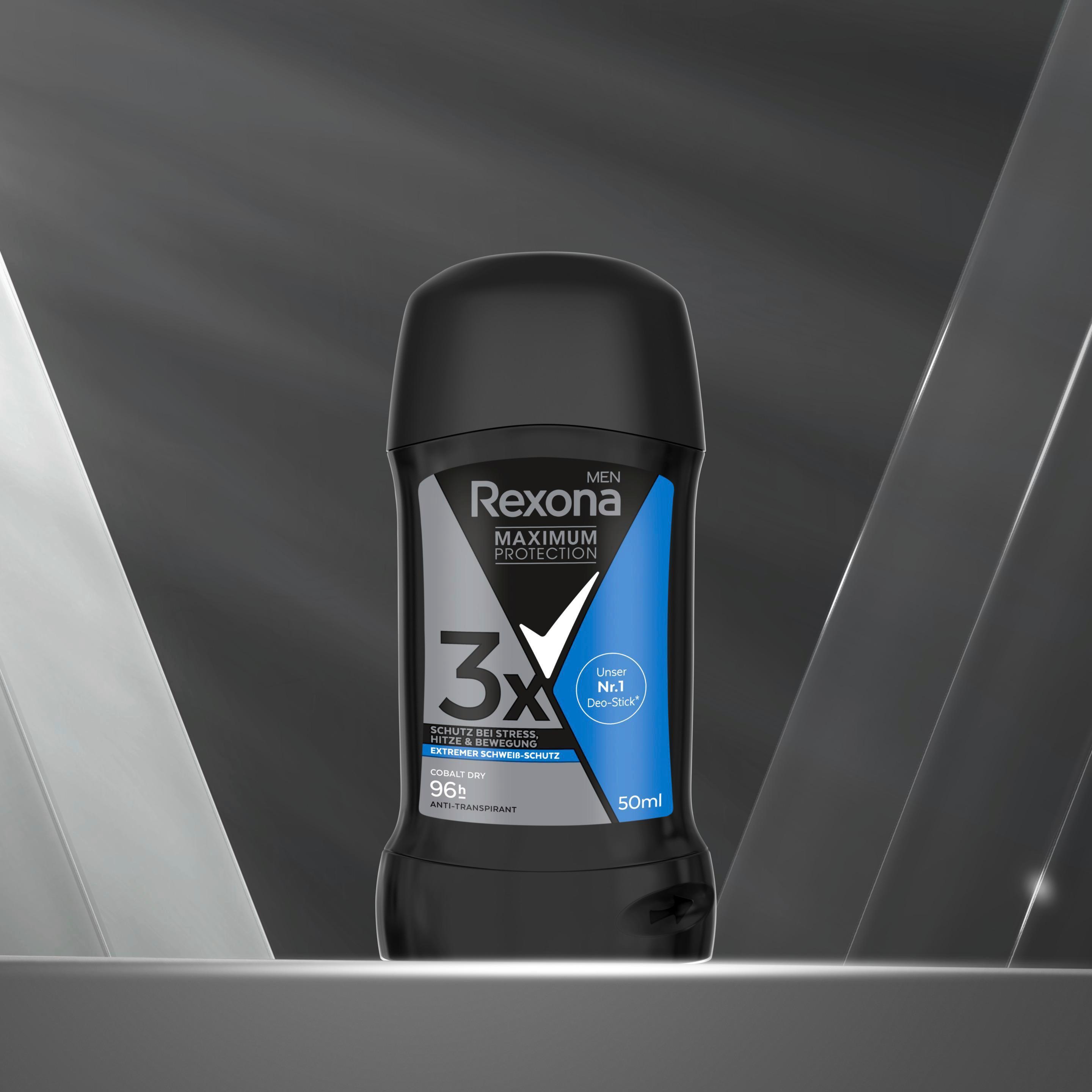 Produktbild Rexona Men Maximum Protection Anti-Transpirant Deo-Stick Cobalt Dry 3 von 6