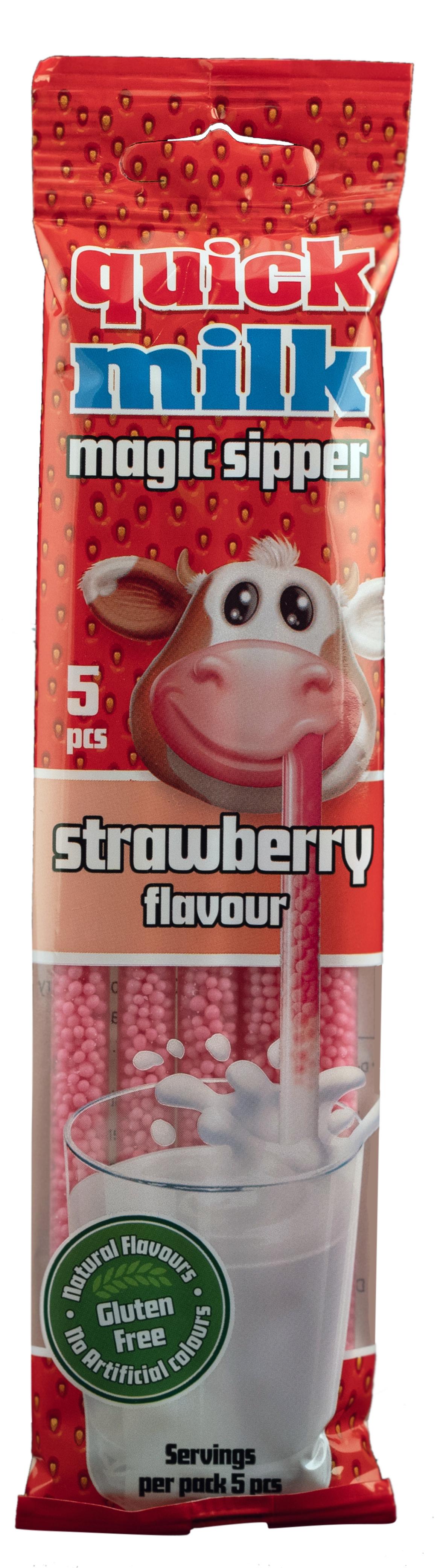 Quick Milk Magic Sipper Erdbeere