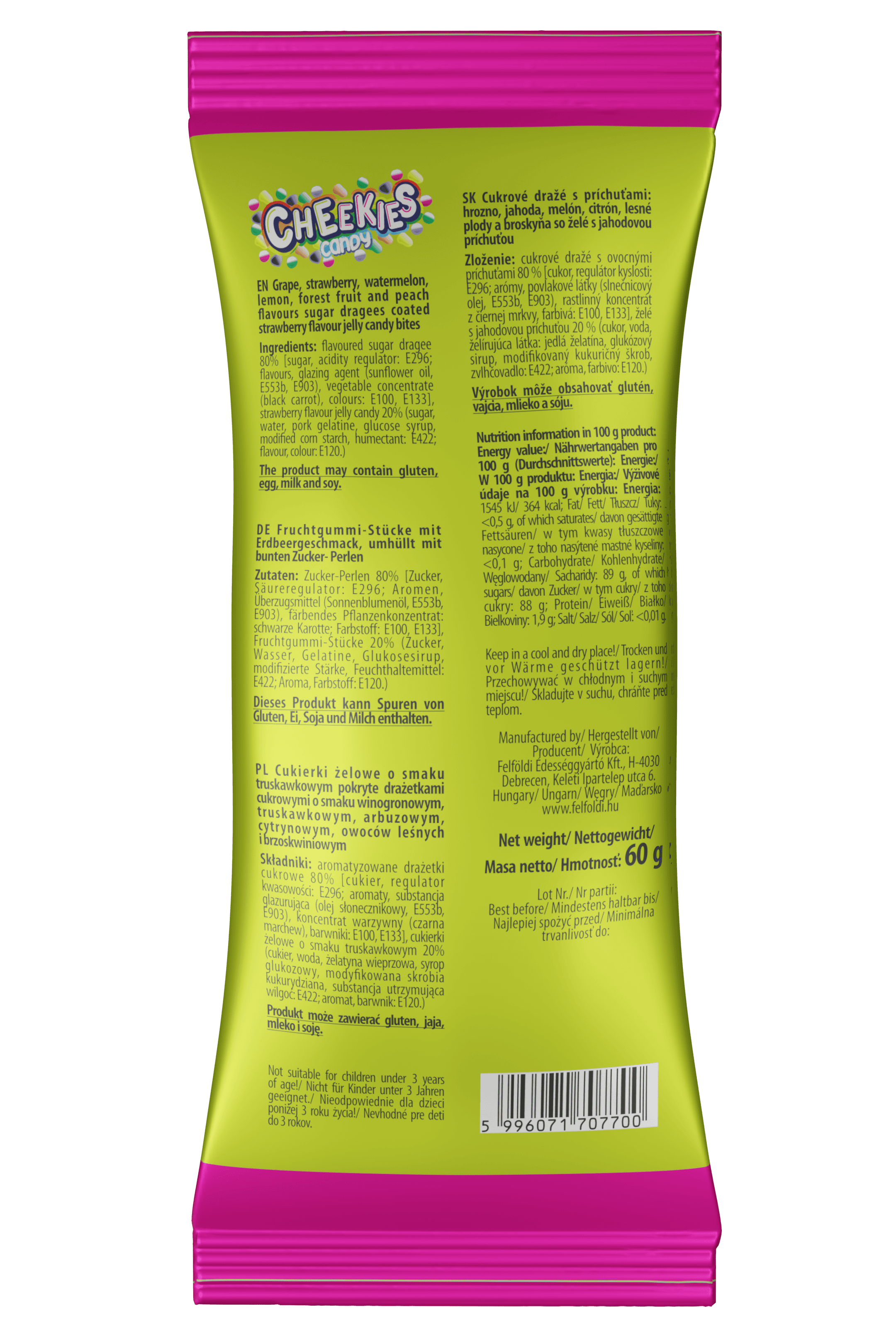 Produktbild CHEEKIES Jelly Bites Rainbow Mix 2 von 2