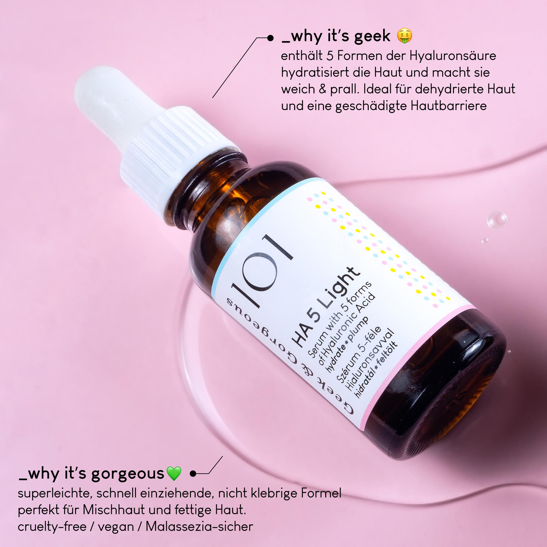 Produktbild GEEK&GORGEOUS HA 5 Light Serum 2 von 5