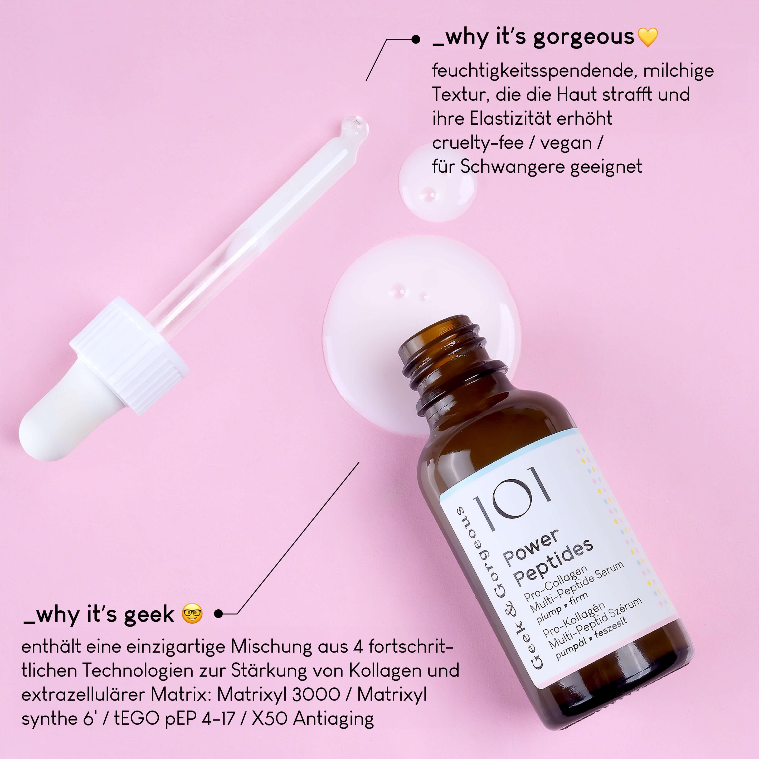 Produktbild GEEK&GORGEOUS Power Peptides Serum 2 von 4