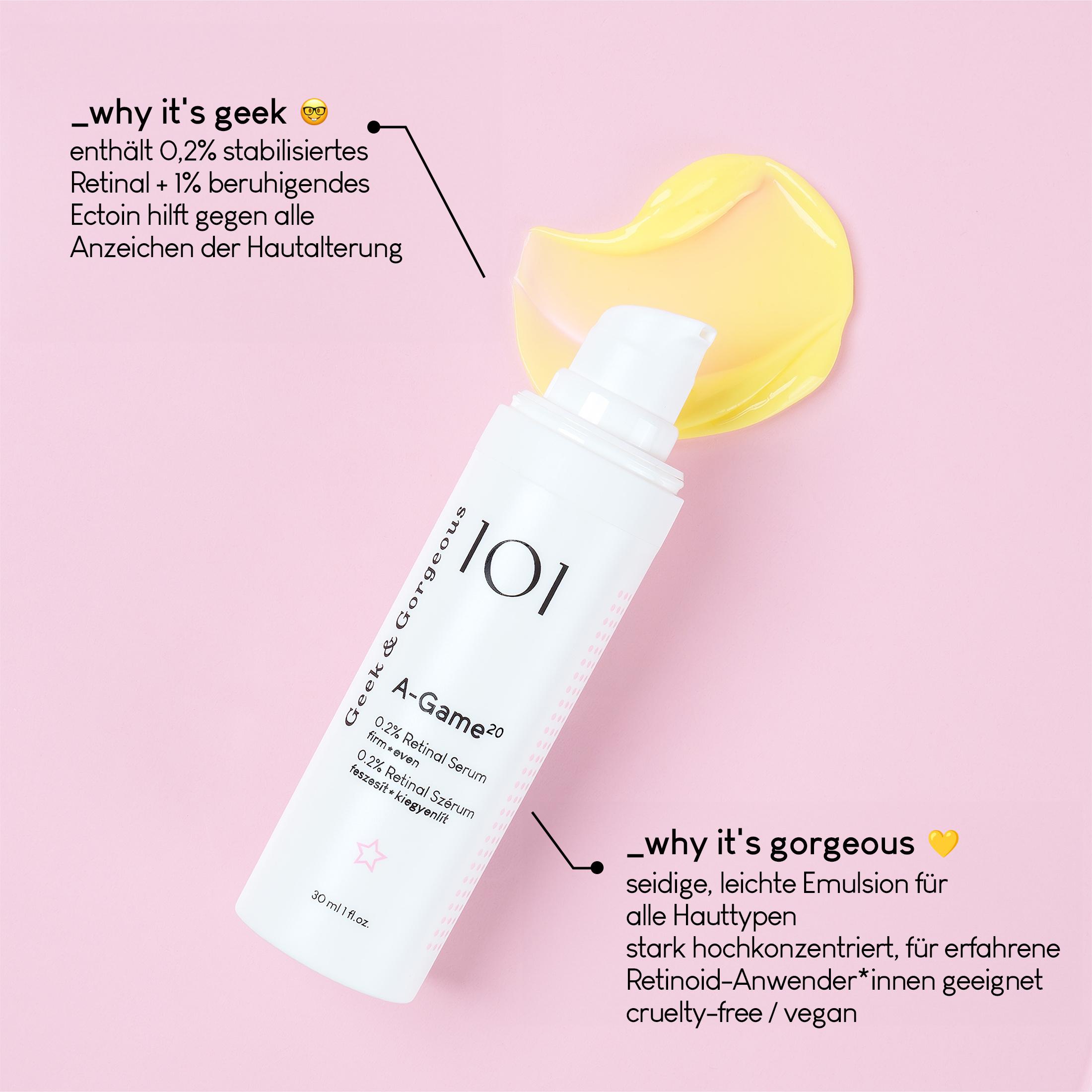 Produktbild Geek&Gorgeous A-Game-20 0,2% Retinal Serum 4 von 5
